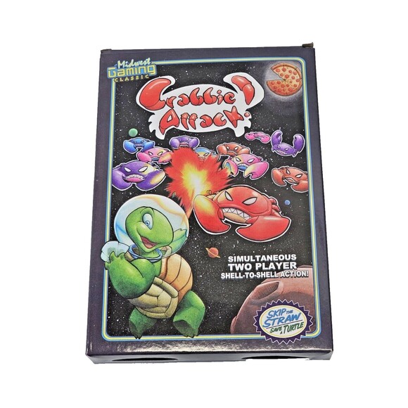 WN Midwest Gaming Classic Crabbie Attack Two Player NES Maker Video Game Cartrid - Picture 1 of 5